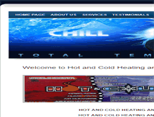 Tablet Screenshot of hotandcold.ca
